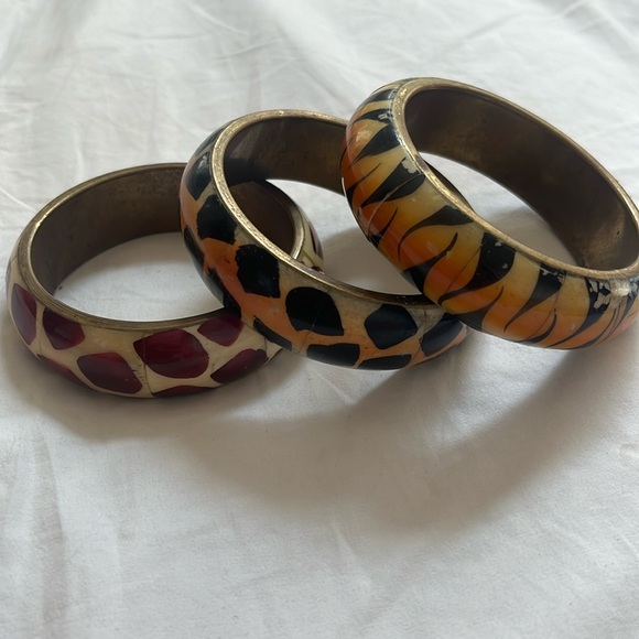 Animal print dangle bracelets - Picture 1 of 5